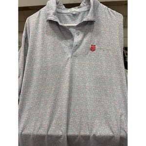 Peter Millar Summer Comfort Polo Shirt Mens Large Truckworx Logo